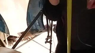 She sucks cock deepthroat before getting fucked.