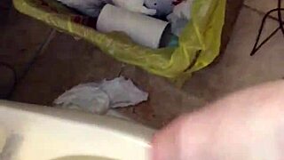 i piss in underwear and pour blue soap on my cock