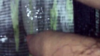 i piss in underwear and pour blue soap on my cock