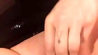 Hot chubby uses vibrator for self-pleasure