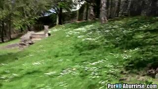 University girls relaxing outdoors