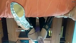 Latina Amateur Enjoys New Toy Playfully