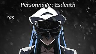 Le Générale Esdeath Commands You to Cum Twice in Hentai JOI!