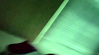 Blindfolded busty sex with horny old partner!