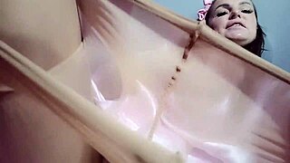 Woman Squirts In Stockings During Fetish Play