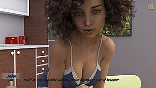 Katia John trains and stares at big boobs.