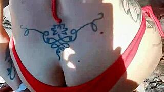 Passionate Beach Encounter with Big Ass Woman