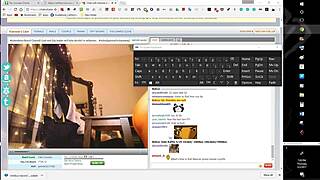 huge dildo playin with my tits, oops!