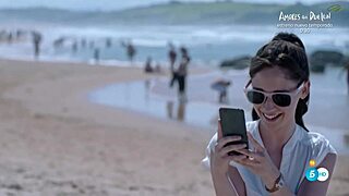 María de Nati Shines in La Verdad 2018 Beach Scene with Spanish Charm