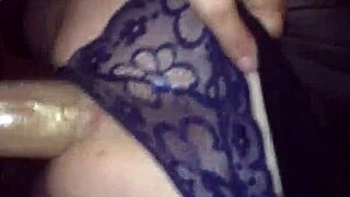 Amateurs Fuck With Huge Dildo In Homemade Video