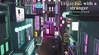 Stepsister Teased by Brother and Stranger in Sims 4 Animation