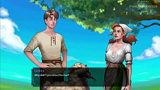 wal 7 - boriss cock gets harder after myrtle's big boobs in sexy lingerie