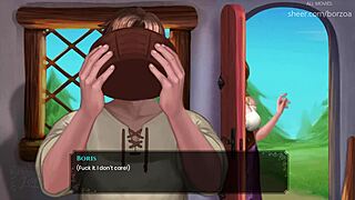 wal 7 - boriss cock gets harder after myrtle's big boobs in sexy lingerie