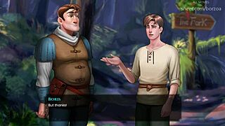 wal 7 - boriss cock gets harder after myrtle's big boobs in sexy lingerie