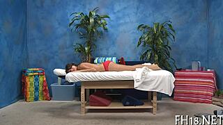Relaxing massage turning sensual
