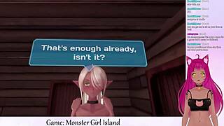 Vtuber Excitedly Plays Monster Girl Island!