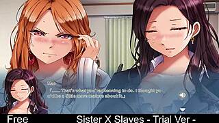 this sister and slaves hentai scene is intense