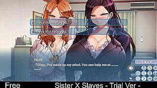 this sister and slaves hentai scene is intense