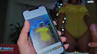 Fucking my beautiful friend on christmas.