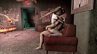 Marie Rose Feels Intense Anal Pleasure in Fallout 4 Adventure