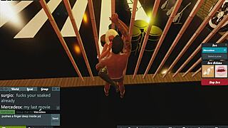 mercedes fucks the mech1 with her big tits bouncing