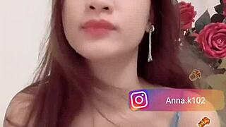 instagram anna k102 shows her flat chest in video