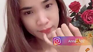 instagram anna k102 shows her flat chest in video