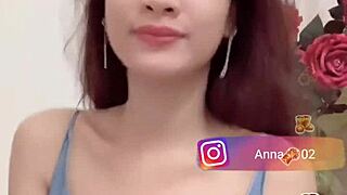 instagram anna k102 shows her flat chest in video