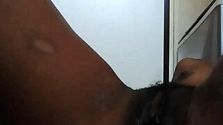 Kellybabee Fingers Her Black Pussy in Bold Solo Action.