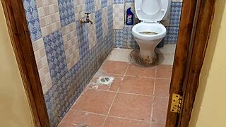 That sweet twink ass got stretched wide in the toilet.