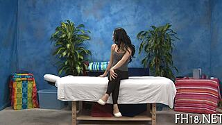 Ravishing babe craves a soothing massage touch