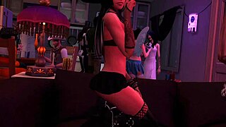 Jozie Dark Halloween Tease In Sims 4 Video