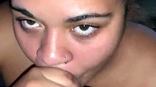 Light Skin Sub Boldly Swallows My Cum