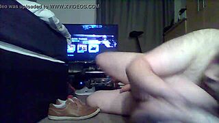 Roleplay scene involving shoes and playful interactions