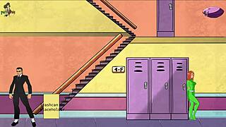 i spy on paprika in totally spies trainer part 4, she's a redhead student