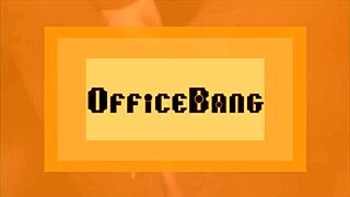 Receptionist sucks her boss's big black cock close up