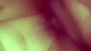 She begs for cum on her hard fat dick, showcasing a monster cock in action.