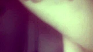 She begs for cum on her hard fat dick, showcasing a monster cock in action.