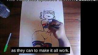 Audiobook stored in closet with cartoon characters