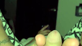 Will she make me cum with feet?