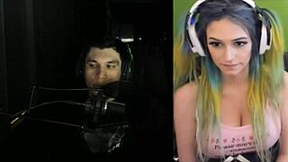 What are Joycgee and Trainwrecks doing in their live webcam?