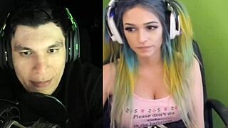 What are Joycgee and Trainwrecks doing in their live webcam?