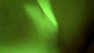 Intensely getting dicked down by cock, natural tits bouncing in couple scene