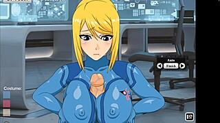 zero suit samus titty fuckin’, dang i’m lovin this