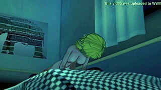 Marguerite from one piece grabs hard cock and sucks it!