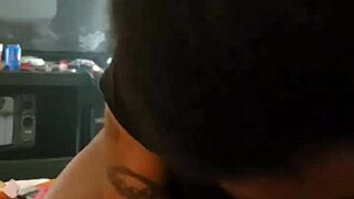 Amateur Ebony Girl Sucks Black Cock Casually