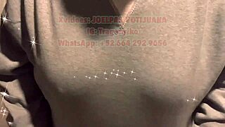 Mexican woman moaning loudly during intense sexual pleasure.