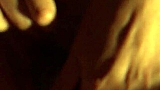 Wife plays with dildo and cums hard