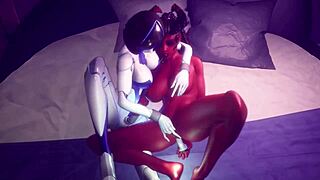 Futanari Demi Wants Creampie in 3some!