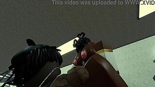 Exploring Roblox adventures with a black nun character